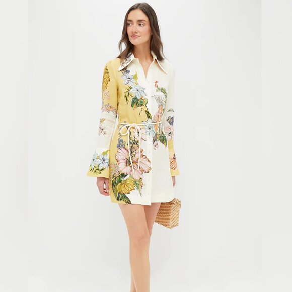 Alemais Multi Oleander Mini Dress